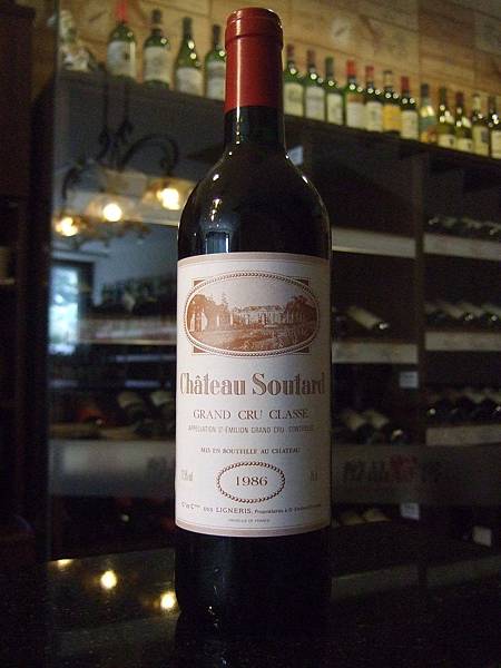 Chateau Soutard Saint Emilion Grand Crus Classe 1986