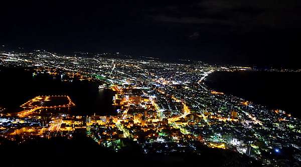 愛上冬の北海道 米其林世界三大排名之 函館山百萬夜景 費甌娜の綺麗世界 痞客邦
