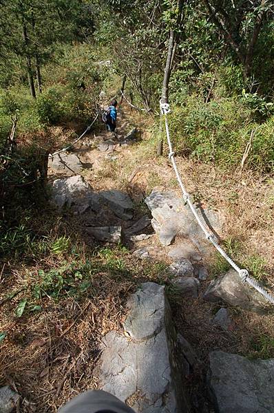 稍來山 (14)山頂前爬坡.JPG