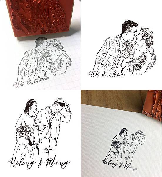 Like-face painted commemorative medal*customized gift/couple/lover/friend/pet - Stamps & Stamp Pads - Wood White