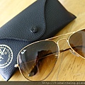 Ray Ban 金框 茶色漸層鏡片