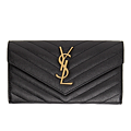 Saint-LAURENT-MONOGRAM-GRAIN-WALLET