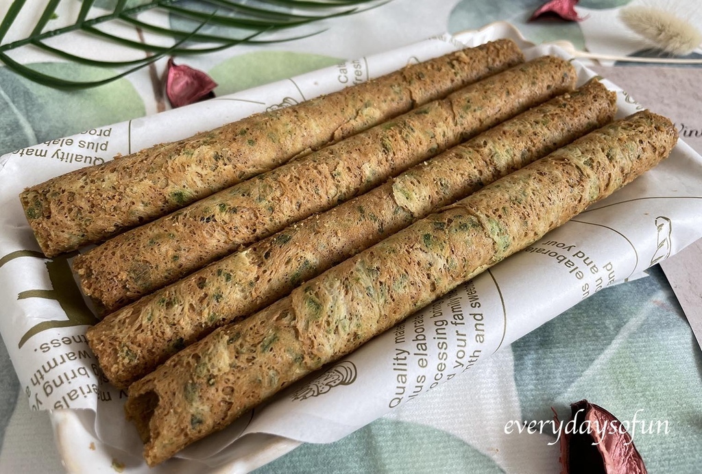 季節限定的香蔥蛋捲,是我最喜歡的口味 季節限定的香蔥蛋捲,是我最喜歡的口味