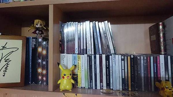 （圖一）洪芷翔的收藏櫃，排列整齊的專輯.jpg
