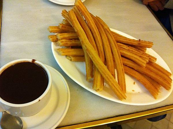 Flat 135/愛美食 西班牙Spain 馬德里Madrid Chocolatería San Ginés 吉拿棒美食