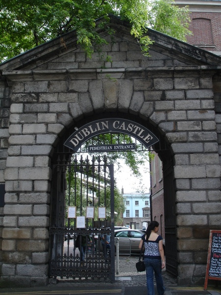 Dublin Castle的入口