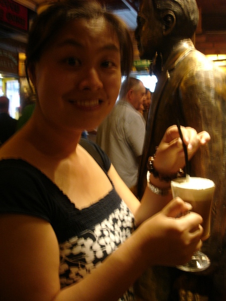 Jennifer和我們的Irish coffee