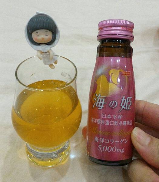 女人知己試用大隊,海之姬膠原蛋白飲,白桃口味,小分子好吸收,6種奢華美容成分,低熱量