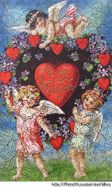 Valentine with  Cherubs (2)