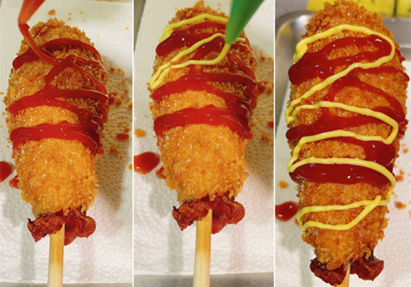 台中逢甲夜市 NAMI米熱狗 韓式熱狗 (7).JPG