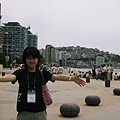 我在釜山的海灘