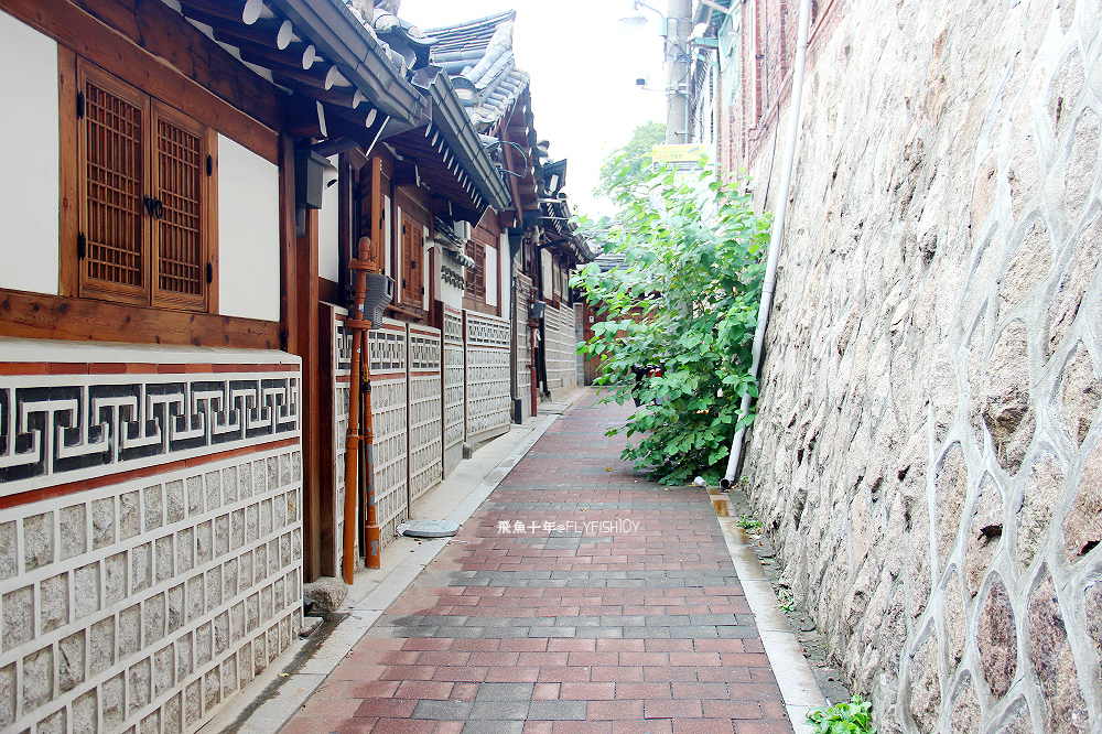 韓國首爾。安國站北村韓屋村、北村八景、三清洞街、먹쉬돈나 摩