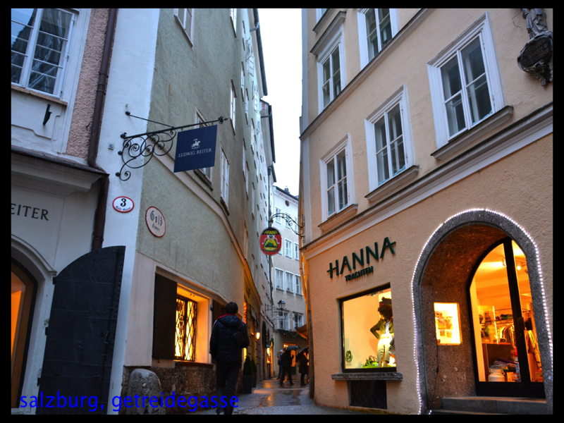 096 salzburg, getreidegasse