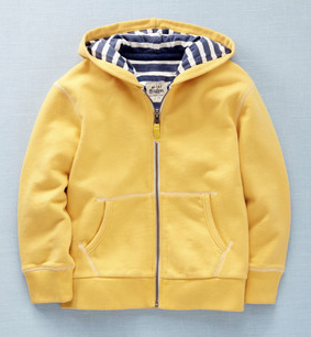 Zip Through Hoody (yolk)