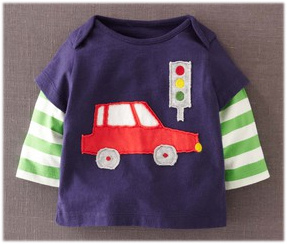 LONDON APPLIQUÉ T-SHIRT(navy car).jpg