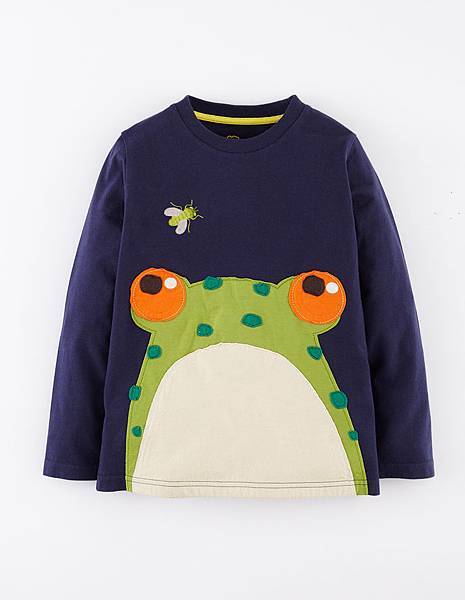 BIG APPLIQUé T-SHIRT(CADET BLUE FROG 5-6Y).jpg