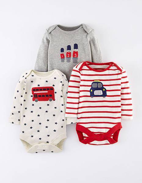 3 PACK APPLIQUÉ BODIES (18-24M)