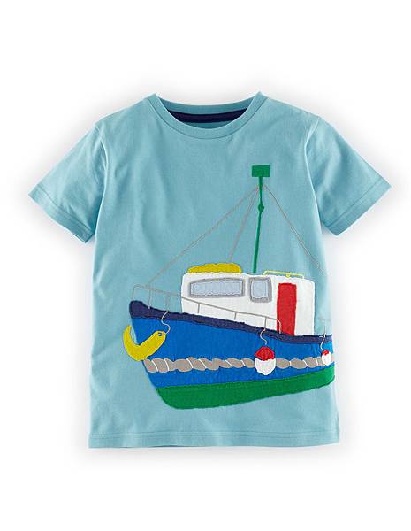 Vehicle Appliqué T-shirt(Surf Boat 6-7Y).jpg