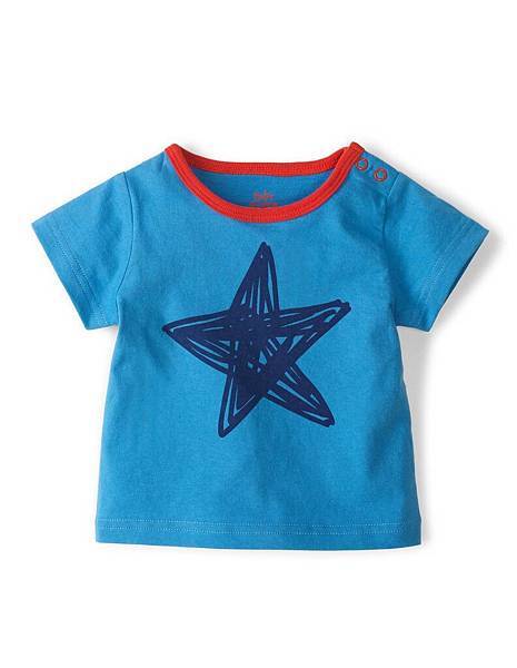 BIG STAR PRINT T-SHIRT(Bright Blue Scribble Star 2-3Y).jpg