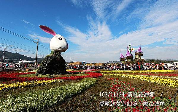 102/11/24 新社花海節  / 愛麗絲夢遊仙境、魔法城堡