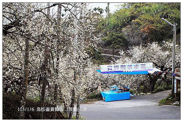 103/1/5~7 烏松崙賞梅區 /景觀步道 