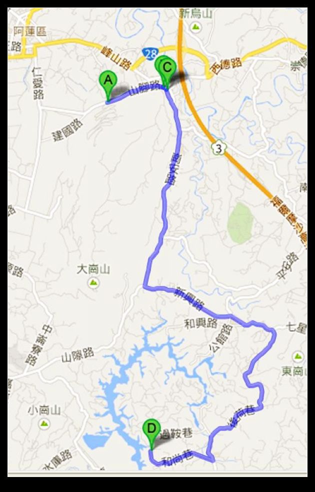 大崗山生態園區 盤龍峽谷 阿公店水庫一日遊