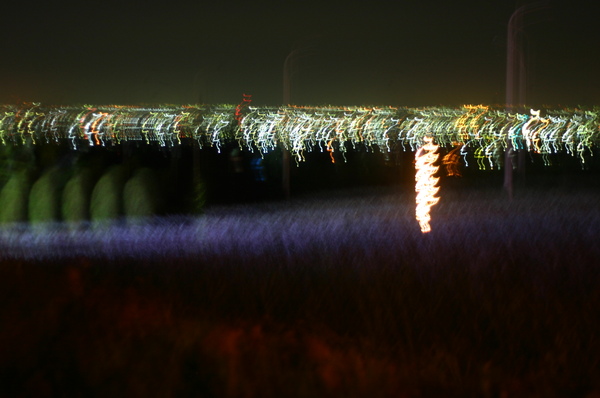 薰衣草田般的夜景