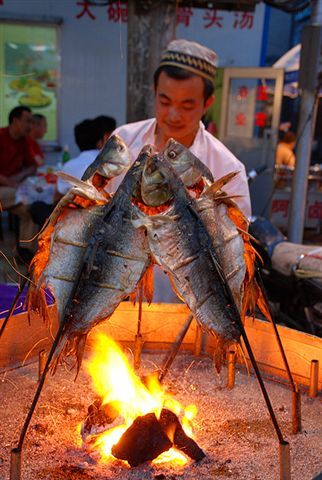 夜市烤魚