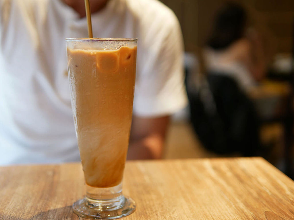 飽貝bo'bagel貝果Cafe_三色奶茶_113249.JPG