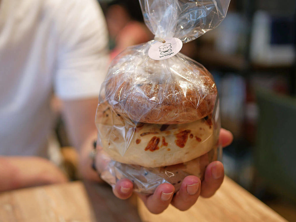 飽貝bo'bagel貝果Cafe_三層貝果塔_121707.JPG