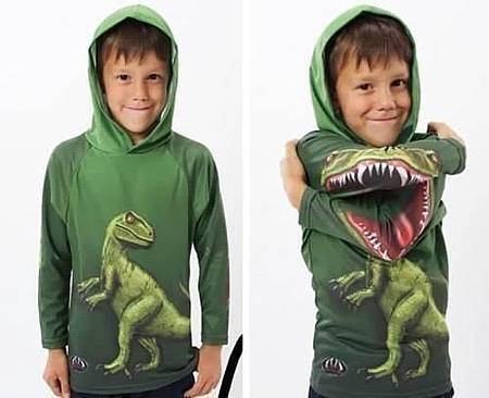好有創意的恐龍童裝