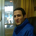 on the train