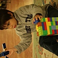 play with new toy-lego