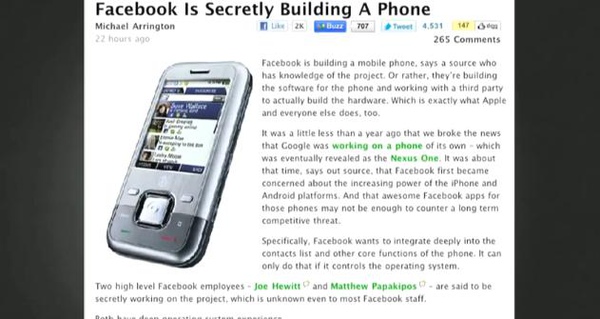 FaceBook Phone