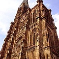 高聳巍峨的Strasbourg大教堂