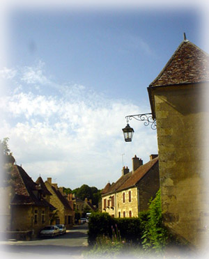 Apremont-sur-Allier村落一角