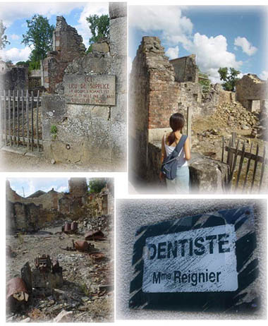 看著Oradour村的一景一物不禁令人心酸