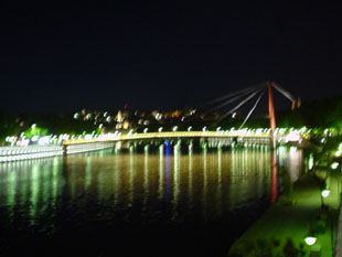 Saone索恩河‧人行便橋