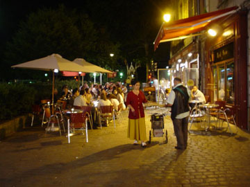 Vieux Lyon里昂舊區‧露天咖啡廳