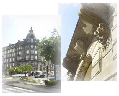 松西峰山腳下的溫泉滑雪小鎮Mont d'or一景