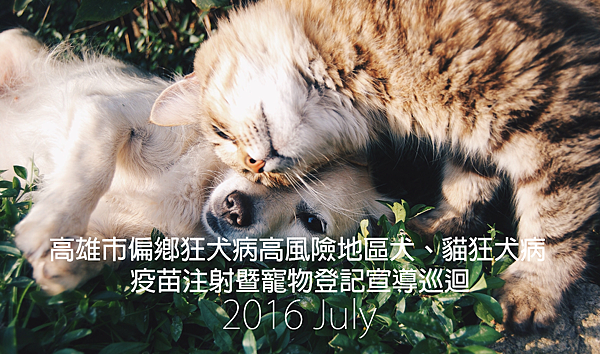 2016高雄市偏鄉狂犬病高風險地區犬、貓狂犬病疫苗注射暨寵物登記宣導巡迴 2016高雄市偏鄉狂犬病高風險地區犬、貓狂犬病疫苗注射暨寵物登記宣導巡迴