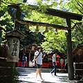 嵐山的野宮神社，很小，可是很有名，好像跟源氏物語有關