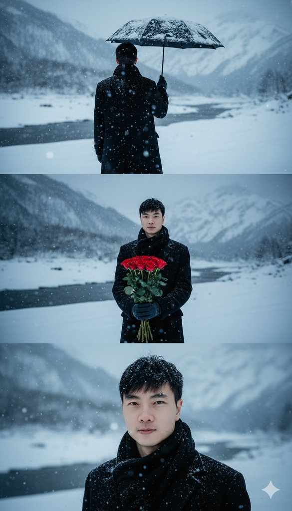 社會-玩ai雪景美照 gemini指令