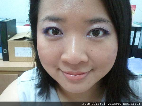 Office Week LOTD-15Mar12-Purple-ish Eyes & Peachy Lips2