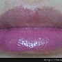 SilkyGirl Moisture Max Lipcolour-03 Plum Smoothie-half lip swatch closeup