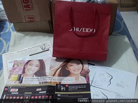 Shiseido Goodie Bag & Handouts