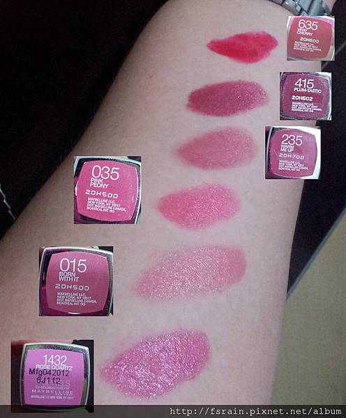 Maybelline ColorSensational Lipsticks Comparison Swatches-05