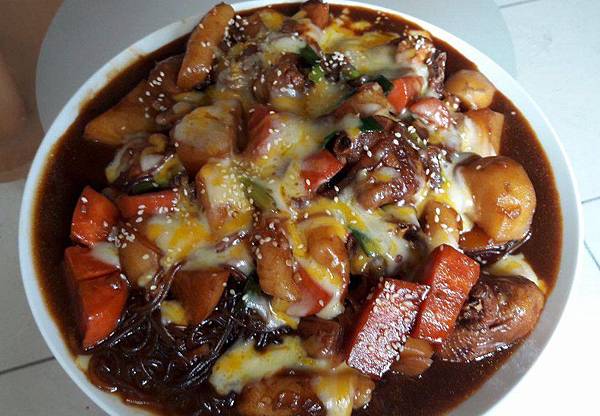 (韓式)起司安東粉絲雞