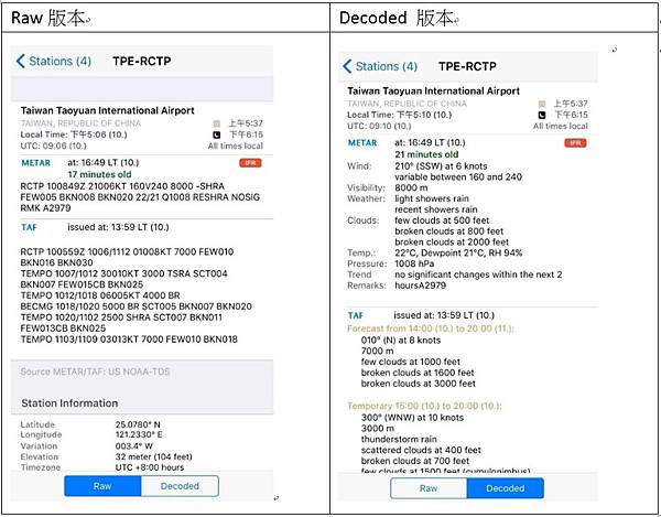 【FTTW航空知識小學堂 EP⑤－METAR大解密！】