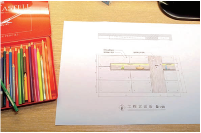 立面工程圖可以明確標示出細部材質及施作工法.png